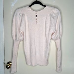 FRENCH CONNECTION PALE PINK LONGSLEEVE